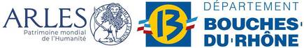 Logos Ville d'Arles et Conseil Départemental 13